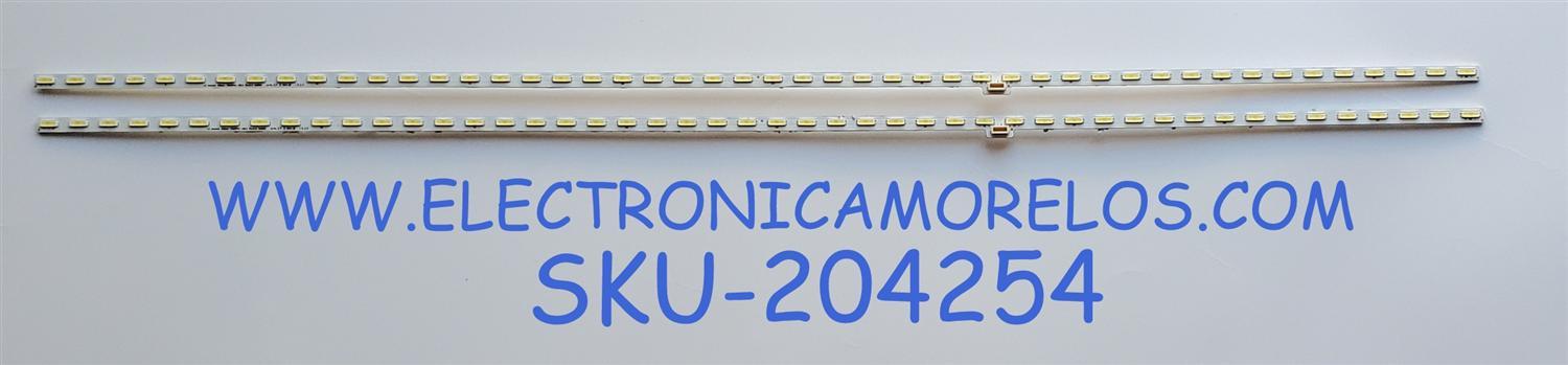 KIT DE LED'S  PARA TV SONY ((2 PIEZAS)) NUMERO DE PARTE 49inch 7020PKG 48EA Rev0.0 140918 / PANEL SYV4941 / MODELO XBR-49X830C